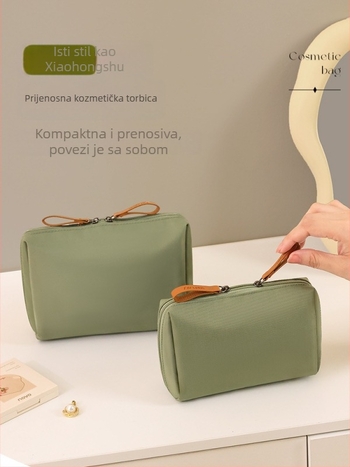 Ženska kozmetička torbica – urban stil, najlon materijal, podstava od najlona, vodootporna i otporna na habanje, za kućno skladištenje