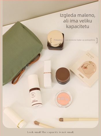 Ženska kozmetička torbica – urban stil, najlon materijal, podstava od najlona, vodootporna i otporna na habanje, za kućno skladištenje