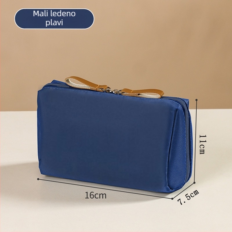 Ženska kozmetička torbica – urban stil, najlon materijal, podstava od najlona, vodootporna i otporna na habanje, za kućno skladištenje