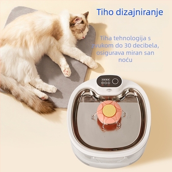 Pametna posuda za vodu za kućne ljubimce s cirkulacijskim filtrom, bežični automatski senzor, odvojiva, model C7a, za mačke i pse (0,7 kg)