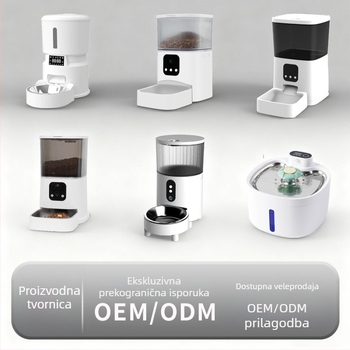 Automatska hranilica za mačke i pse s timerom i daljinskim upravljanjem, pametno doziranje hrane