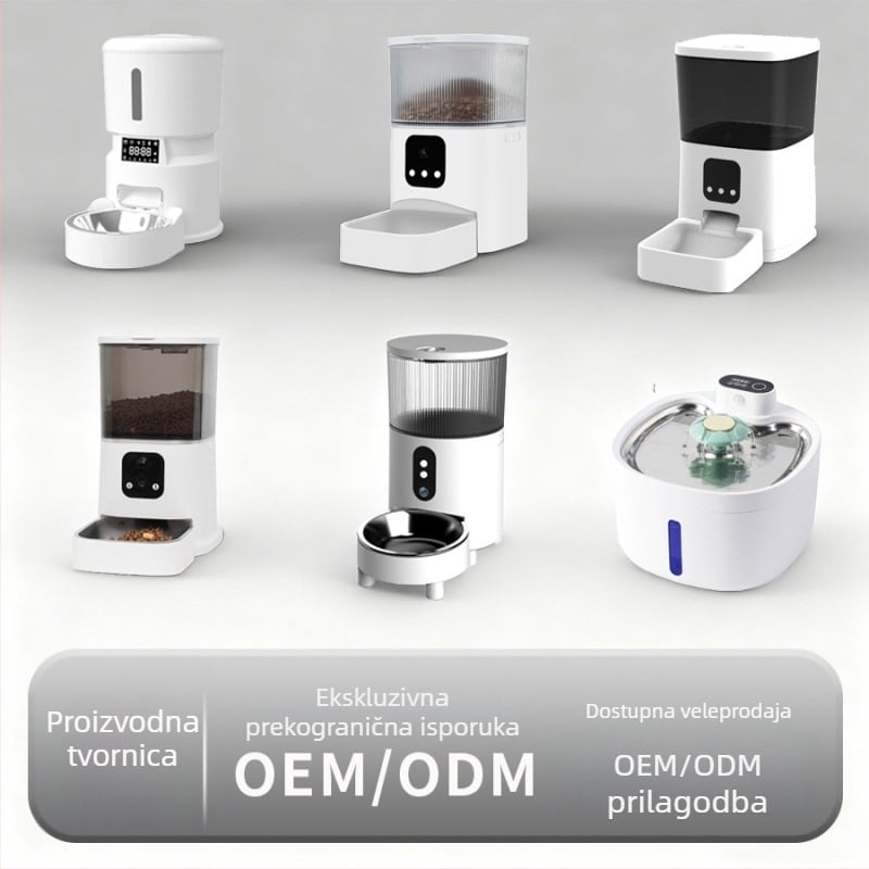 Automatska hranilica za mačke i pse s timerom i daljinskim upravljanjem, pametno doziranje hrane