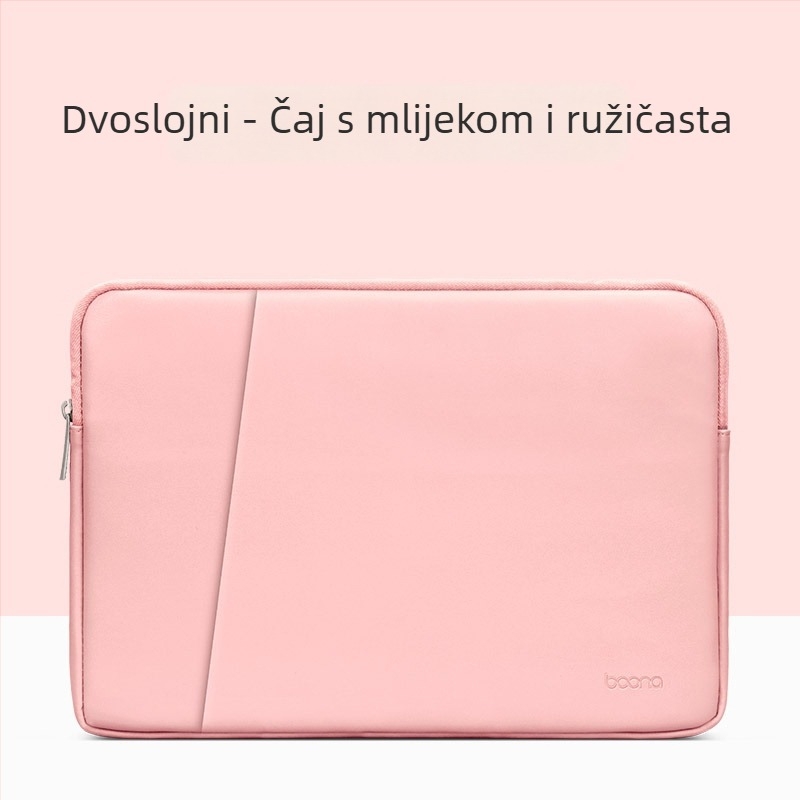 Baona kožna futrola za laptop s unutarnjom podstavom – ovčja koža, nosivost 5 kg, jesen 2023
