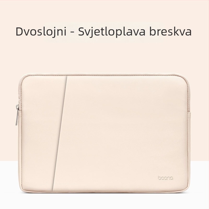 Baona kožna futrola za laptop s unutarnjom podstavom – ovčja koža, nosivost 5 kg, jesen 2023