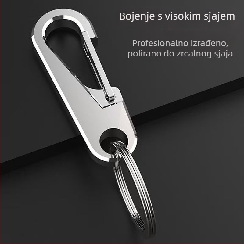 Ključni lanac od nehrđajućeg čelika 304, auto ključni lanac, moderan minimalistički dizajn, kvalitetan poklon