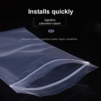 Torba za izolaciju mobitela, prašno otpornu, debela, prozirna, samouzatvarajuća, kompatibilna s dodirnim zaslonom, vodootporna (Materijal: plastika; Toplinsko pritiskanje; Personalizirano; Ispisan logotip; Unisex)