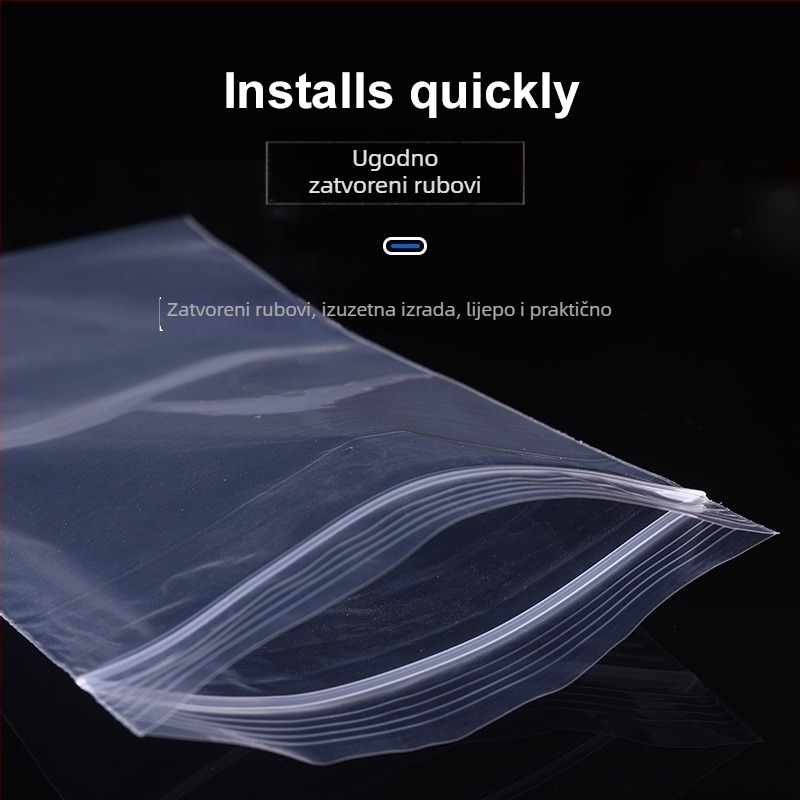 Torba za izolaciju mobitela, prašno otpornu, debela, prozirna, samouzatvarajuća, kompatibilna s dodirnim zaslonom, vodootporna (Materijal: plastika; Toplinsko pritiskanje; Personalizirano; Ispisan logotip; Unisex)