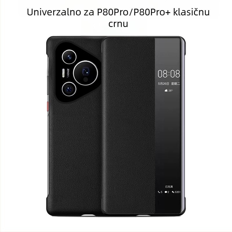 Kožna flip futrola za Huawei – umjetna koža, injekcijsko oblikovanje, otpornost na pad, anti-klizanje, poslovni stil