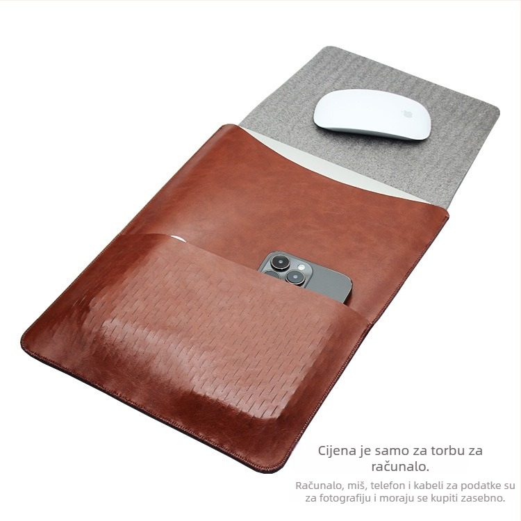 Unutarnja torba za MacBook Pro/Air — umjetna koža, liner bag, Kapok bay