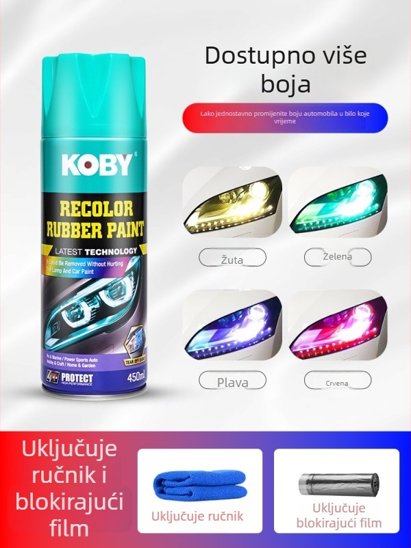 Film za promjenu boje svjetala automobila – za prednja i stražnja svjetla | Marka: Drugo; Materijal: Drugo; Jamstvo: Drugo