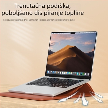 OLCK torba za prijenosno računalo — višefunkcionalna zaštitna futrola s unutarnjom podstavom, prilagodljiva za MacBook Pro, MacBook Air i druge prijenosnike, umjetna koža