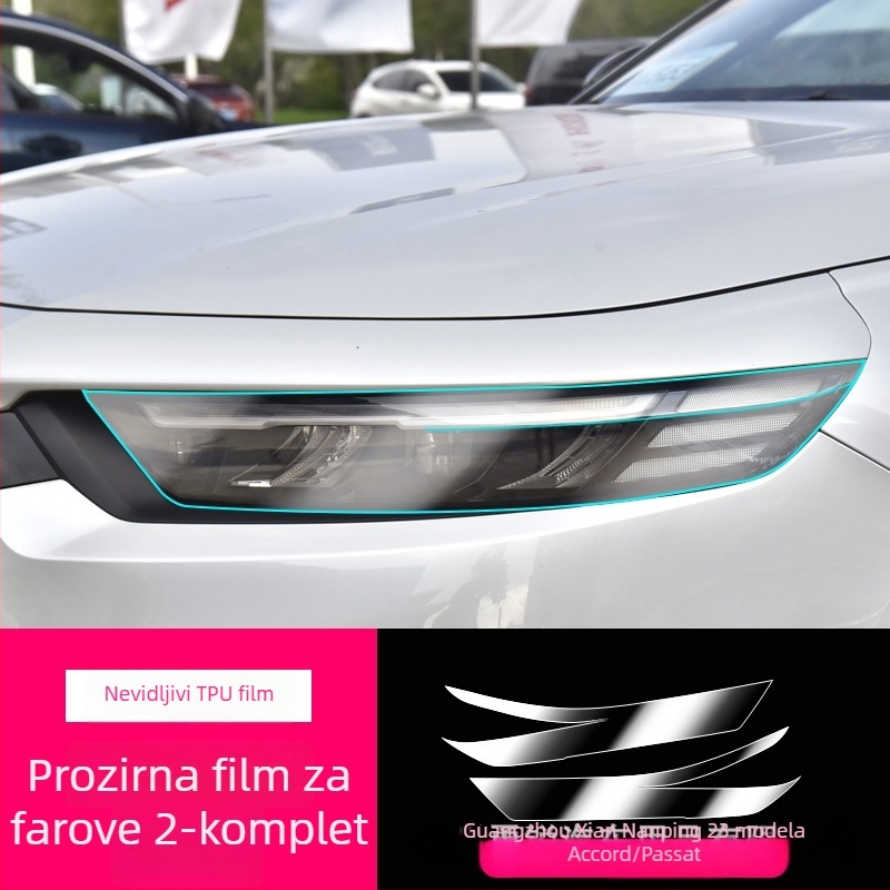 Auto interijerni zaštitni film za zaslon navigacije/ instrument ploče Accord / Yingshi Pai, TPU materijal; prilagodljivo obradivanje; licencirana privatna marka.