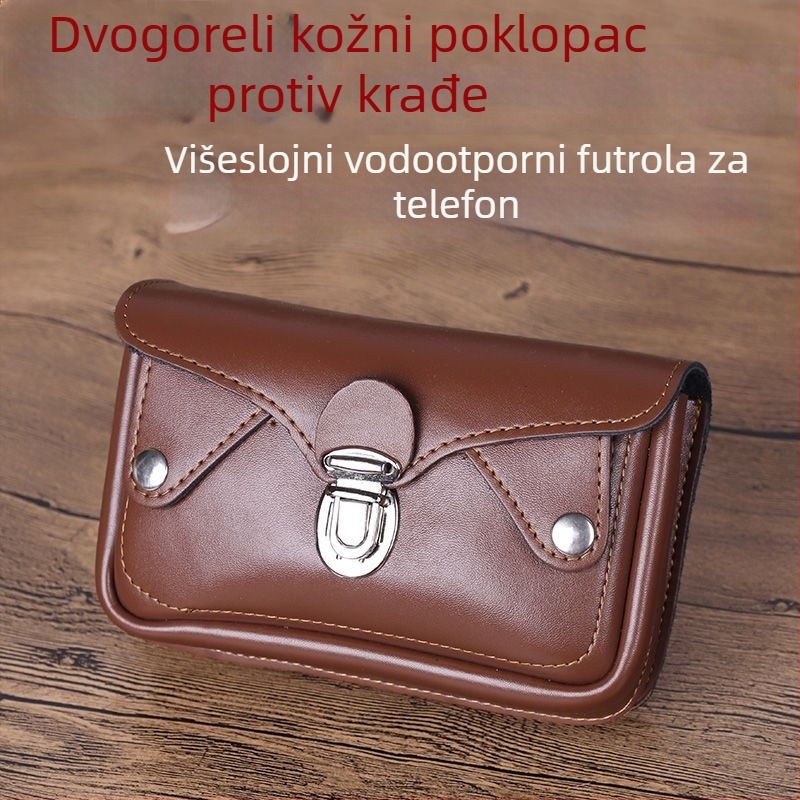 Torba za mobitel od prave kože, podstava od teleće kože, brend Unique, proljeće 2025