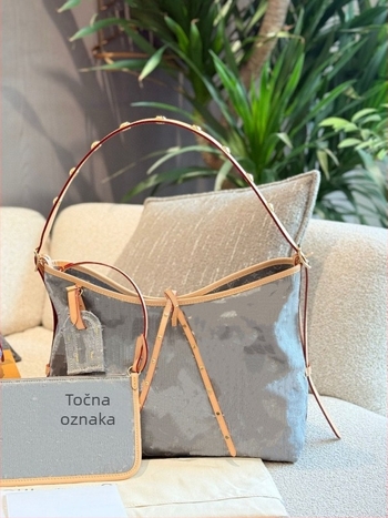 Denim messenger torba – gradski jednostavan stil, horizontalni kvadratni oblik, magnetska kopča, unutarnja pretinica za telefon