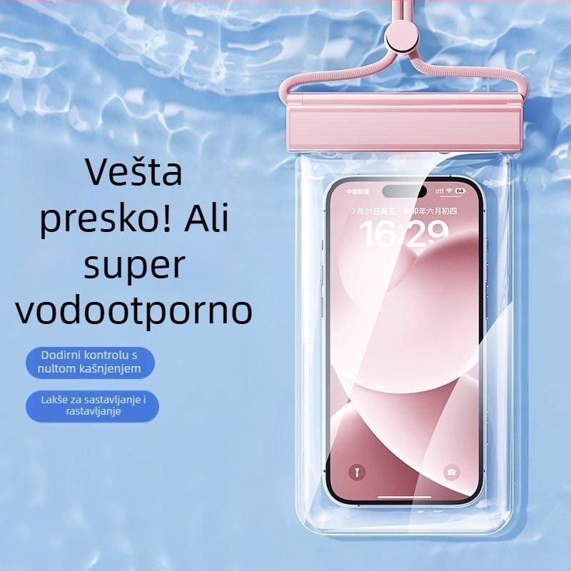 Vodootporna torbica za telefon za ronjenje — EVA materijal, najlon tkanina, vanjska vodootporna torba za vodene aktivnosti