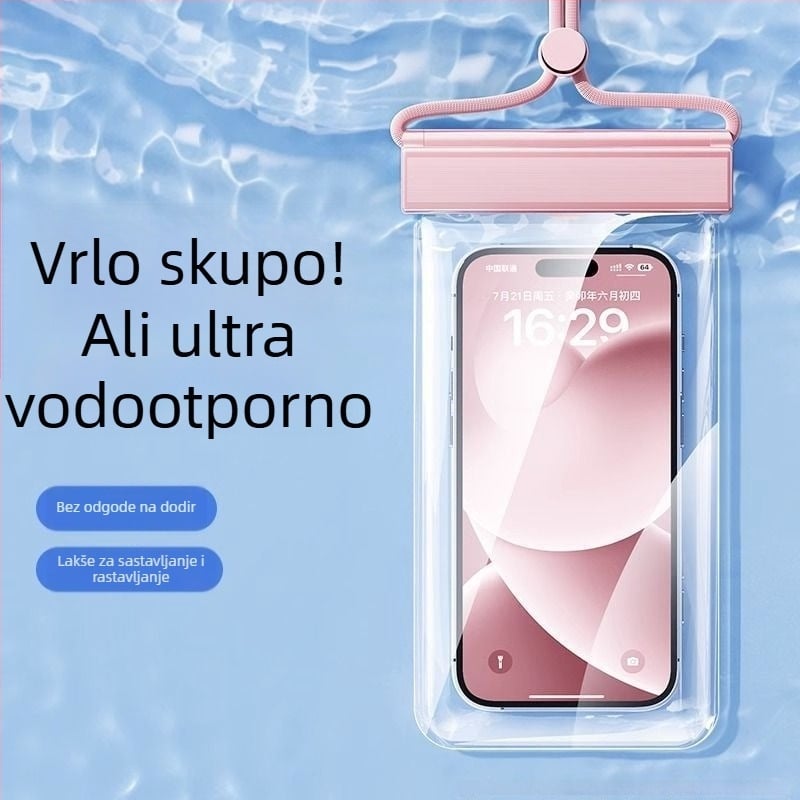 Vodootporna torbica za telefon za ronjenje — EVA materijal, najlon tkanina, vanjska vodootporna torba za vodene aktivnosti