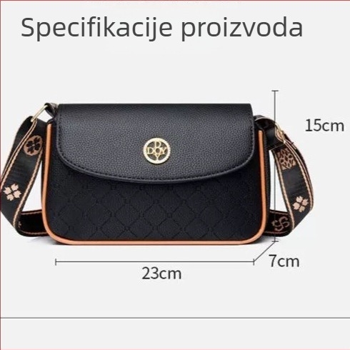 Mini crossbody torbica za telefon - PU, dijamantno šivanje, horizontalni kvadrat, magnetsko zatvaranje, unutarnje džepove za telefon i identifikacijsku karticu uz zatvarač, Proljeće 2025, Ulična moda