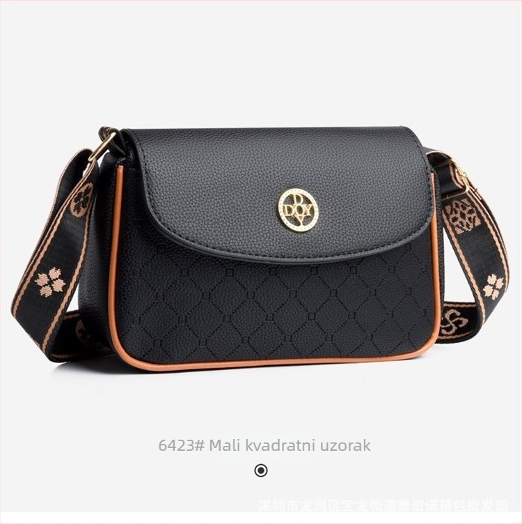 Mini crossbody torbica za telefon - PU, dijamantno šivanje, horizontalni kvadrat, magnetsko zatvaranje, unutarnje džepove za telefon i identifikacijsku karticu uz zatvarač, Proljeće 2025, Ulična moda
