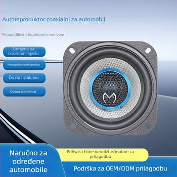 Auto koaksijalni zvučnik visoke fidelitete, membrana od stakloplastike, vanjski magnetski krug, Magic Voice