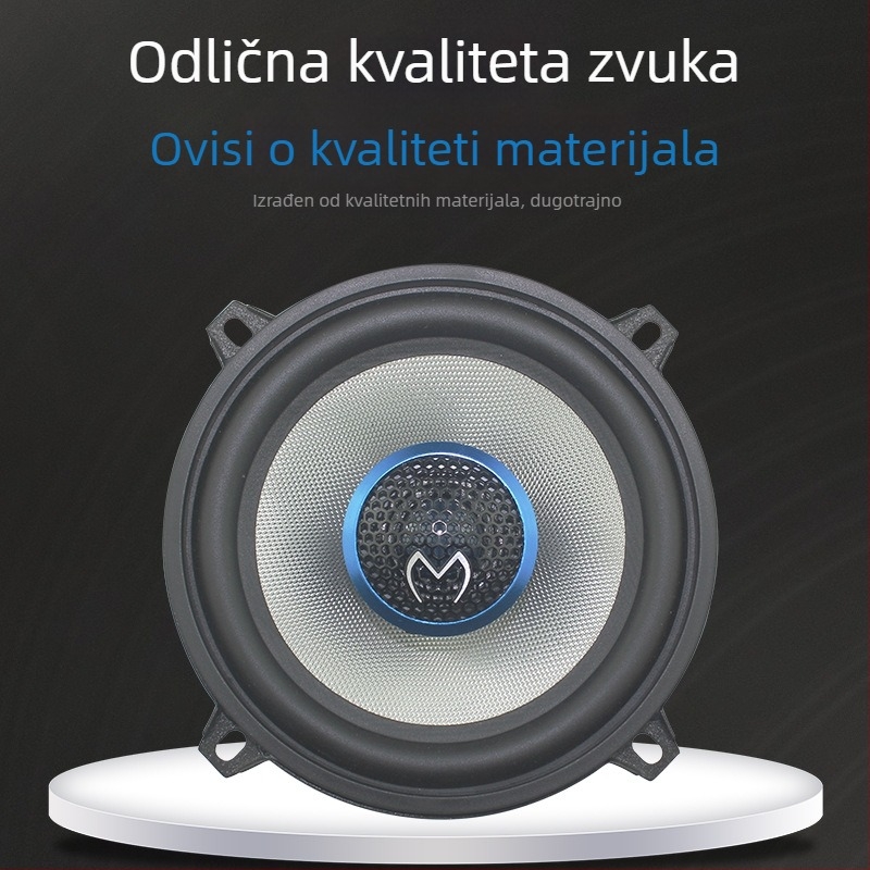 Auto koaksijalni zvučnik visoke fidelitete, membrana od stakloplastike, vanjski magnetski krug, Magic Voice