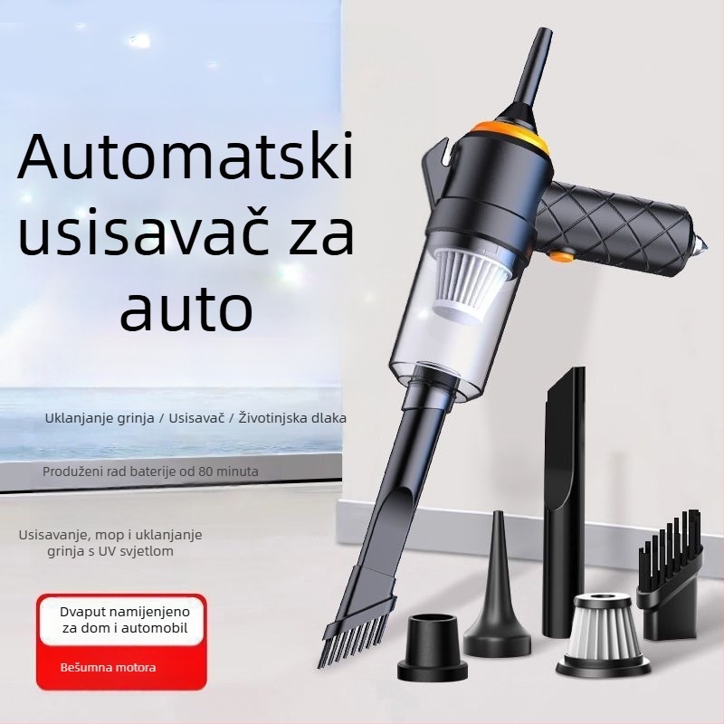 Automobilski usisavač s HEPA filtracijom, 11000 Pa usisna snaga, 220V napajanje, prenosni
