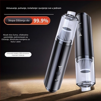 Bežični ručni usisavač za vozilo i dom, snažno usisavanje 25 kPa+, model M-2054, 36V, 100W, zamjenjiva baterija, trajanje rada 0-1 h