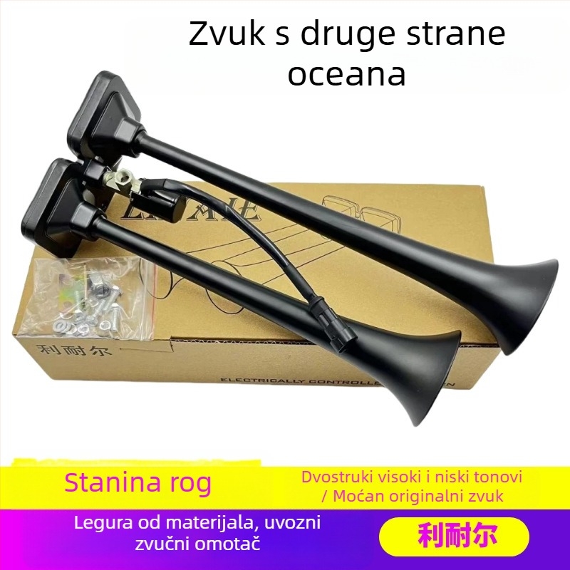Stania zračni rog za kamione i autobuse, 12V/24V, visok ton, model Stania, Linair