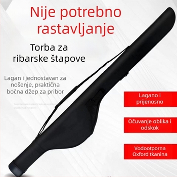 PVC torba za štapove, velika zapremina, preko ramena ili kao ruksak, odvojni pretinac za navijak