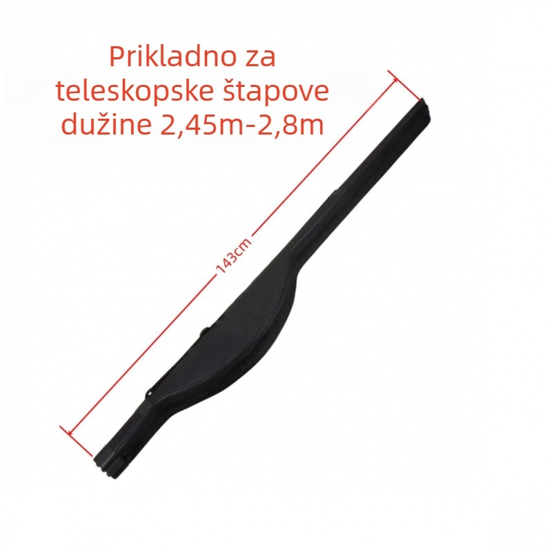 PVC torba za štapove, velika zapremina, preko ramena ili kao ruksak, odvojni pretinac za navijak