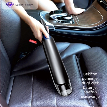 Prijenosni usisavač za automobil, bežični (12V, 65W, 4500Pa)