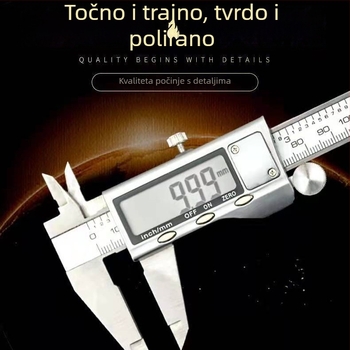 Digitalni kaliper s LCD zaslonom, raspon 0-150/100 mm, visoka preciznost za nakit i rukotvorine