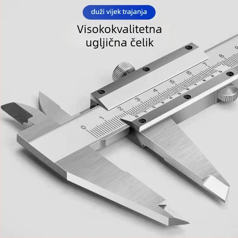 Digitalni kaliper s LCD zaslonom, raspon 0-150/100 mm, visoka preciznost za nakit i rukotvorine
