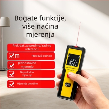 Kinlopto Kl20 laserski daljinomjer s Bluetoothom, infracrveno mjerenje prostorija, 0,05–60 m