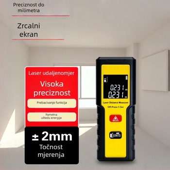 Kinlopto Kl20 laserski daljinomjer s Bluetoothom, infracrveno mjerenje prostorija, 0,05–60 m