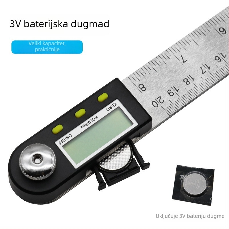 Digitalni kutomjer od nehrđajućeg čelika za drvnu industriju