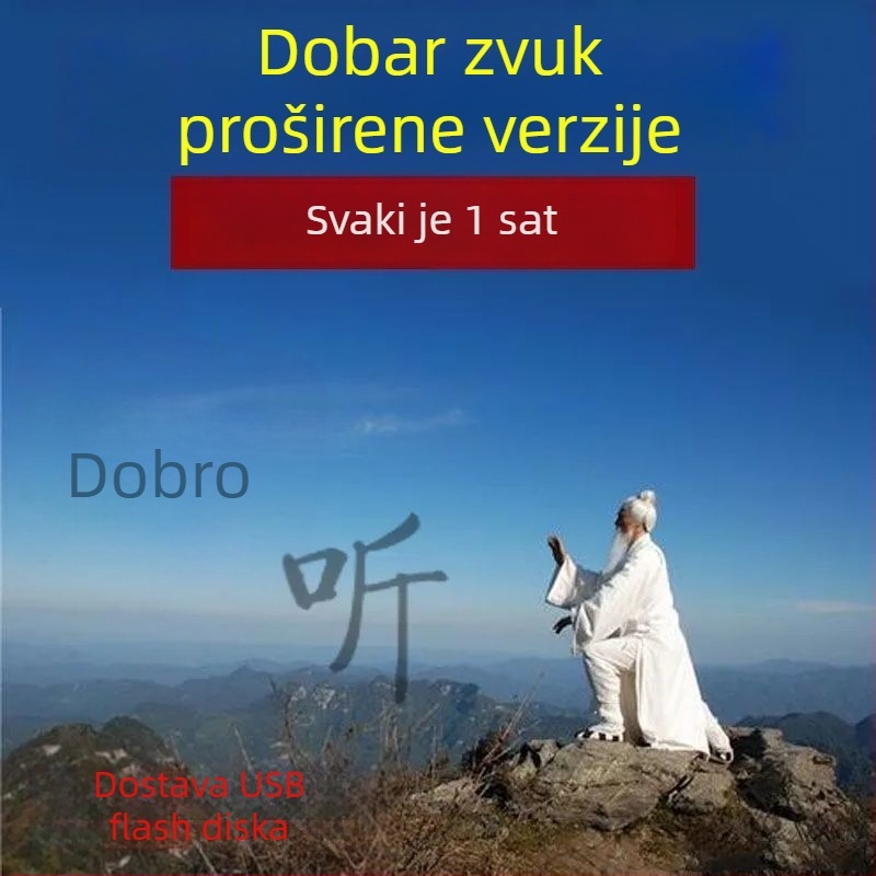 USB glazbeni disk za pentatonične kineske instrumente — piano, pipa, guzheng; visokokvalitetan zvuk za čajnu sobu; kompatibilno s ugradnjom u auto; bez zaslona
