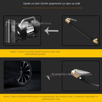 Bakrena zračna pumpa s produžnim cijevima, jednocilindarska, snaga ispod 80W, protok 50 L/min, model S-026