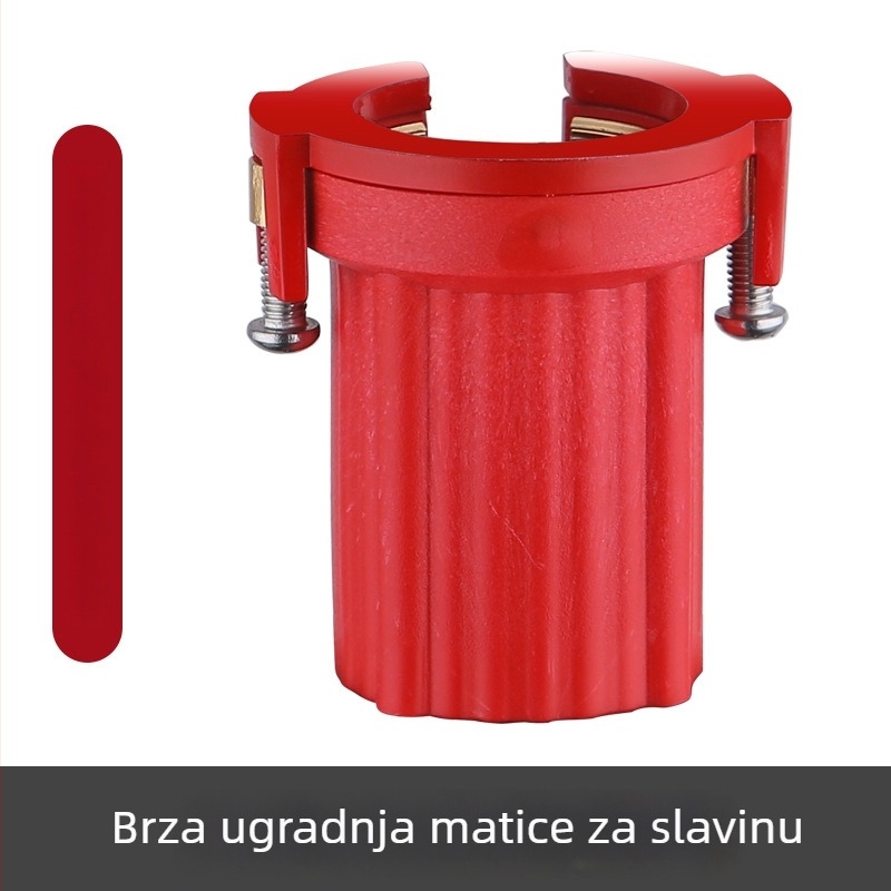 Kuhinjski faucet: držač za brzo postavljanje protiv otpusta matice, za toplu i hladnu vodu, ABS tijelo, 32 mm priključci