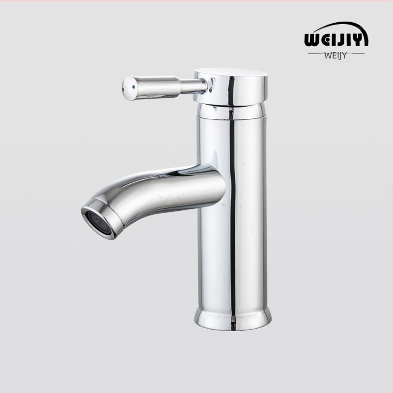 Nehrđajući čelični miješalica za lavabo, stolni miješalica za sudoperu, keramički kasetni ventil, model SK-6688, 1 MPa, 90°C