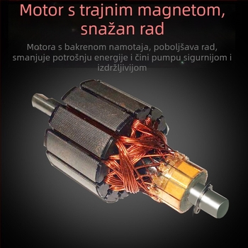 Višefunkcijska pumpa za nadimanje pečenog mesa, peradi i stoke (240V, 220W, USB, digitalni zaslon, >2 cilindri)