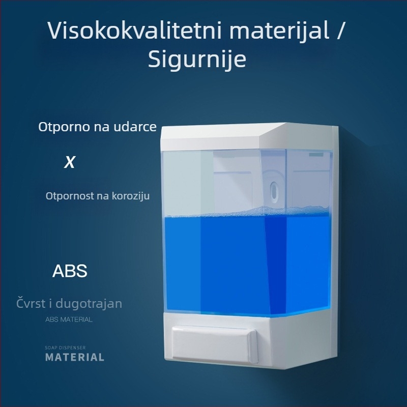 Dozator sapuna – ručni pritisk, ABS materijal, Schneider marka, injekcijsko prešanje, težina 0.5 kg