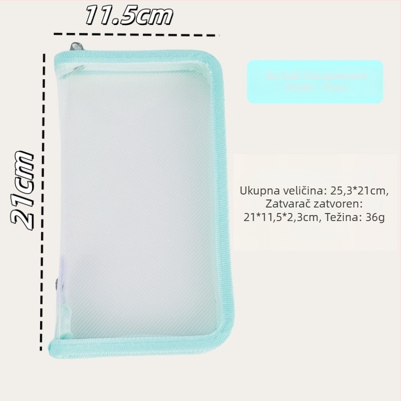 Držač kartica i dokumenata — PP, pravokutnog oblika, model 11-27, višenamjenski, japanski stil