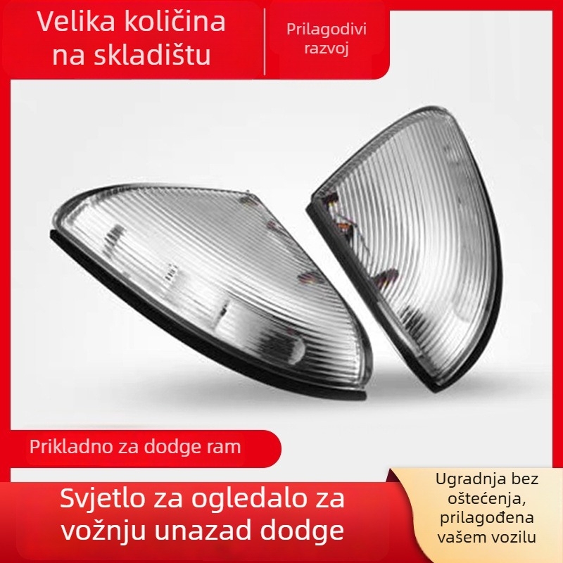 LED bočno svjetlo za ogledalo Dodge Ram 1500/2500 sa signalom skretanja, 5W, 12V, modeli 68064949AA-L / 68064948AA-R