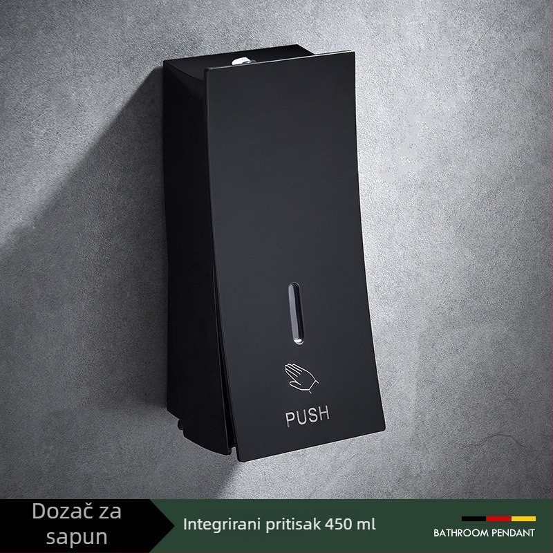 Dozator sapuna, zidni, ručno pritiskanje, plastično kućište, Zyq-1078, težina 0,39 kg