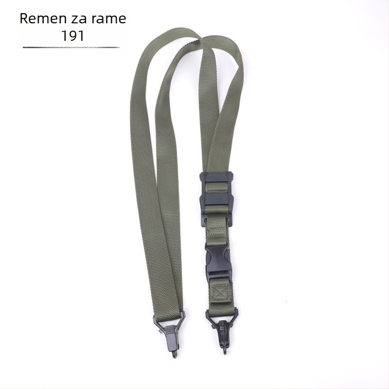 Vanjski taktički remen 191 – Višenamjenski najlon remen za oružje, podesiv