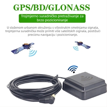 Xin Hangshun aktivna automobilska navigacijska antena Beidou/GPS/GLONASS, tri načina rada, visoki dobitak, poboljšana verzija
