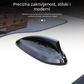 Karbonski poklopac antene za BMW – Shark Fin dizajn, ljepilo za ugradnju, kompatibilan s serijama 1–5, GT7, X1/X3/X5/X6