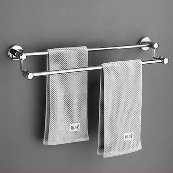 Držač za ručnike od 304 nehrđajućeg čelika, ogledni završetak, 2 sloja, jednostruki i dvostruki dizajn, nosivost 30 kg
