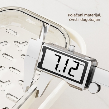 Kuhinjska polica za krpe i ručnike — Višestruka, prenosna, ABS+PET, stolna instalacija, 1 etaža