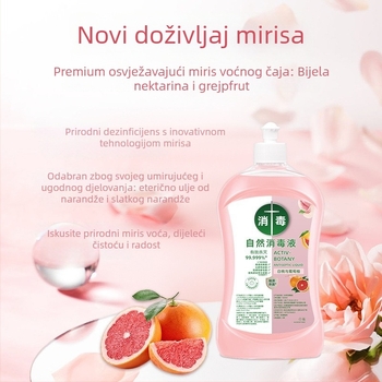 Svestrano prirodno dezinfekcijsko sredstvo za kućanske površine – tekuće 500 ml, sigurno uklanjanje mrlja, pogodno za kuhinju, kupaonicu i čišćenje automobila